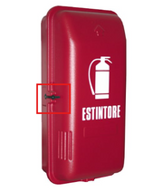Cassetta porta estintore in ABS