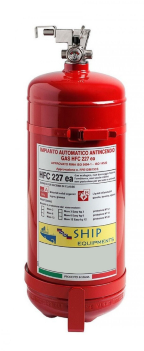 Impiantini antincendio RINA HFC227 EASY FIRE