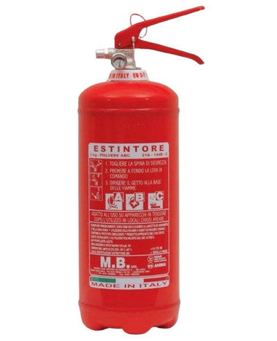 Estintore a polvere valvola in alluminio