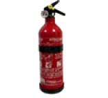 Estintore portatile a polvere serbatoio in alluminio, valvola e supporto in plastica