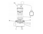 Pompa sommergibile immersione DAB FEKA VS 550 M-A trituratrice sollevamento acque reflue nere
